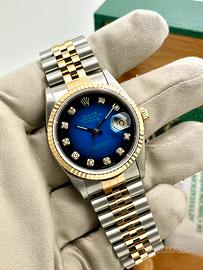 Rolex Datejust 36 acciaio oro Dial Diamanti