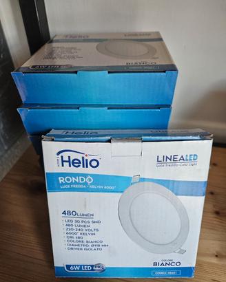 Faretto incasso slim 6w 6000k - tondo