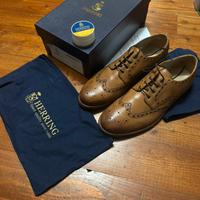 Scarpe inglesi brougue coda di rondine herrings