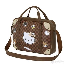 Hello Kitty Squares-Borsa a Tracolla Computer Lapt