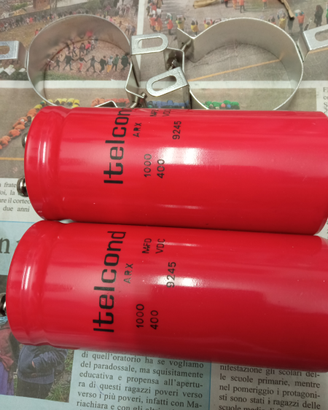 Condensatori per valvole nuovi