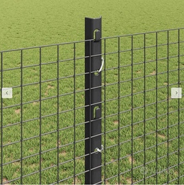 NUOVO - Recinzione con Posto Grigio vidaXL