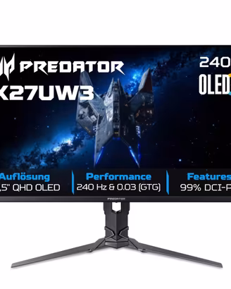 Monitor Acer Predator QD-OLED WQHD