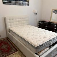 Letto una piazza 1/2 con contenitore + materasso