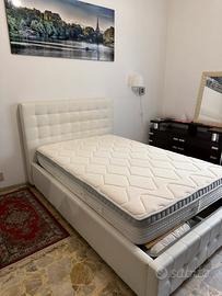 Letto una piazza 1/2 con contenitore + materasso