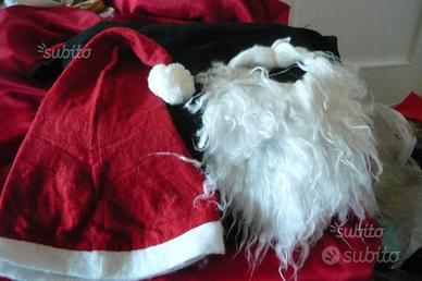 CAPPELLO di BABBO NATALE e Barba
