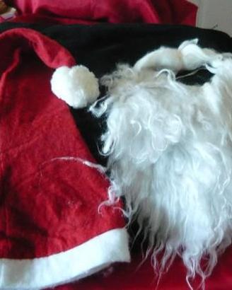 CAPPELLO di BABBO NATALE e Barba