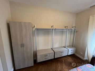 Armadio a muro 270cm + Armadio 75cm come nuovi