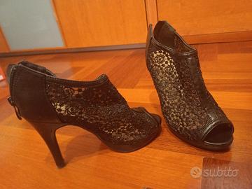 scarpe nere tacco alto