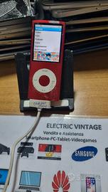 9124N-Apple iPod Nano 4 A1285 8GB Rosso