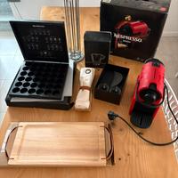Nespresso, tazzine, porta cialde, macchina caffè