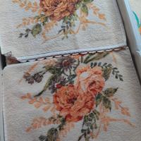 set di 8 asciugamani 100% cotone