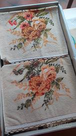 set di 8 asciugamani 100% cotone