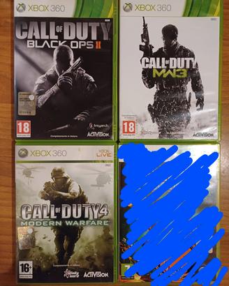 3 giochi per Xbox 360 CALL OF DUTY