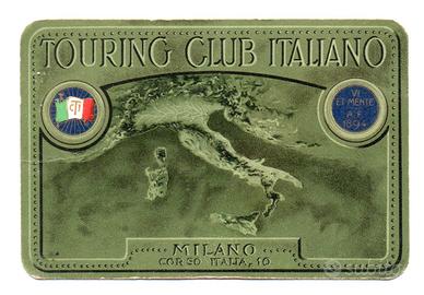 Tessera Touring Club Italiano anni Trenta