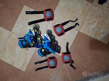 Pattini bambino Oxelo con protezioni