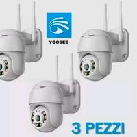3 Telecamera Esterna YOSEE WI-FI PTZ WIFI Camera
