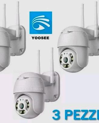 3 Telecamera Esterna YOSEE WI-FI PTZ WIFI Camera