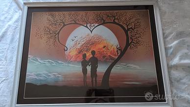 Quadro dipinto con bombolette spray