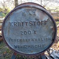 Bidone fusto Carburante 200L Wehrmacht 1943