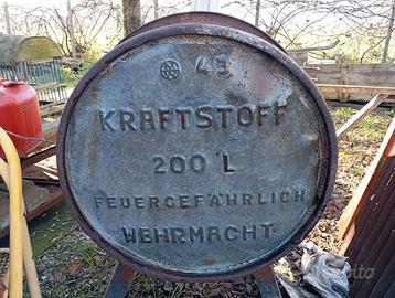 Bidone fusto Carburante 200L Wehrmacht 1943