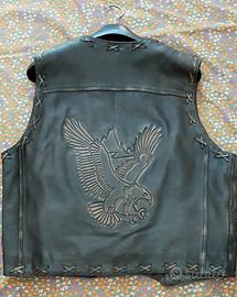 GILET CUOIO STARS & STRIPES TG.: L