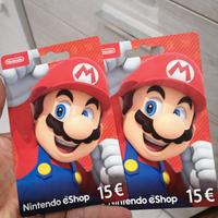 Schop card Nintendo switch