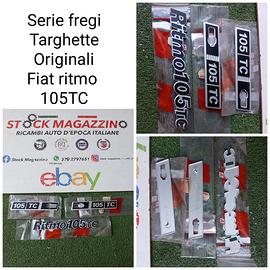 Serie fregi originali fiat ritmo 105 tc nuovi