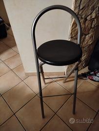 sgabello alto pieghevole