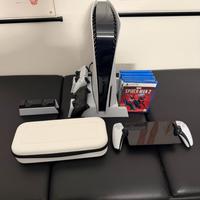 Playstation 5 Disco+PS Portal+2Pad+5Giochi