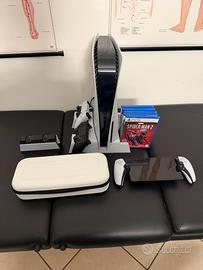 Playstation 5 Disco+PS Portal+2Pad+5Giochi