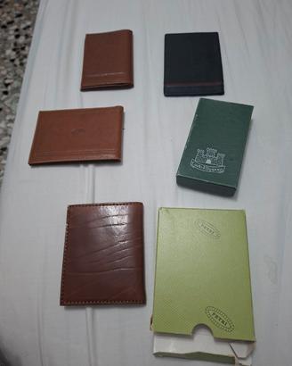portafogli vintage  5 pezzi nuovi