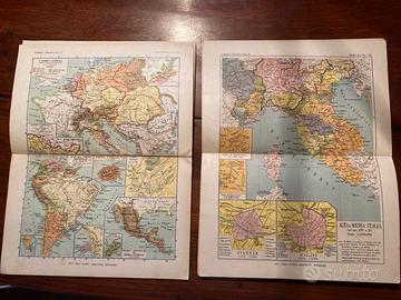 Vecchio atlante storico d'Italia De Agostini