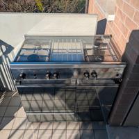 Cucina forno a gas Delonghi SGGX 854 N 