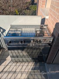 Cucina forno a gas Delonghi SGGX 854 N 