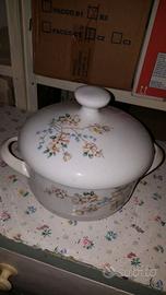 zuppiera/vassoio in porcellana