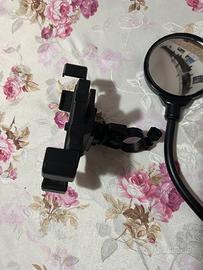 Specchietto e porta telefono x monopattino