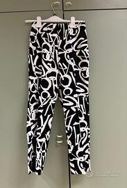 Pantaloni Ragno Morbidi Bianco e Nero