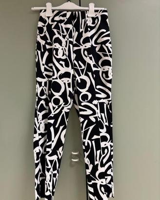 Pantaloni Ragno Morbidi Bianco e Nero