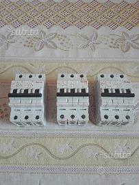 N° 3 INTERRUTTORI MAGNETOTERMICO 3p