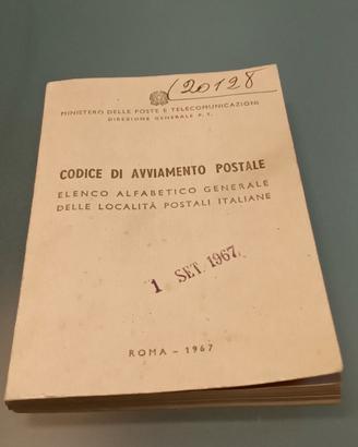 Libretto Codice Avviamento Postale CAP