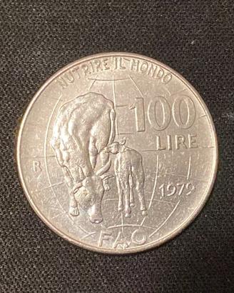 Lire 100 FAO Nutrire il Mondo 1979