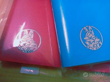 album raccoglitore pokemon badge Lucario argento
