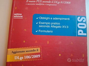 "Piani operativi di sicurezza" ISBN 9788849605778