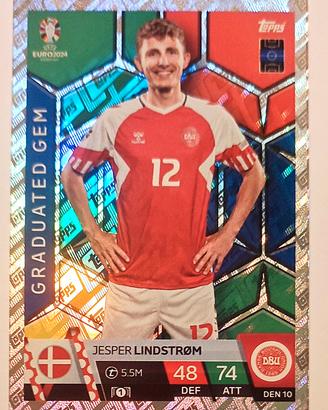 Topps Match Attax Euro 2024 Den10 Graduated Gem