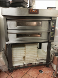 Forno Statico Moretti iDeck digitale a 2 camere.