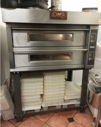 Forno Statico Moretti iDeck digitale a 2 camere.