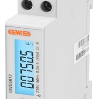 Gewiss Gwd6812 contatore energia monofase DLM nuov