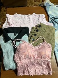 Lotto vestiti tg. S/XS