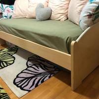 Letto singolo completo di rete e materasso